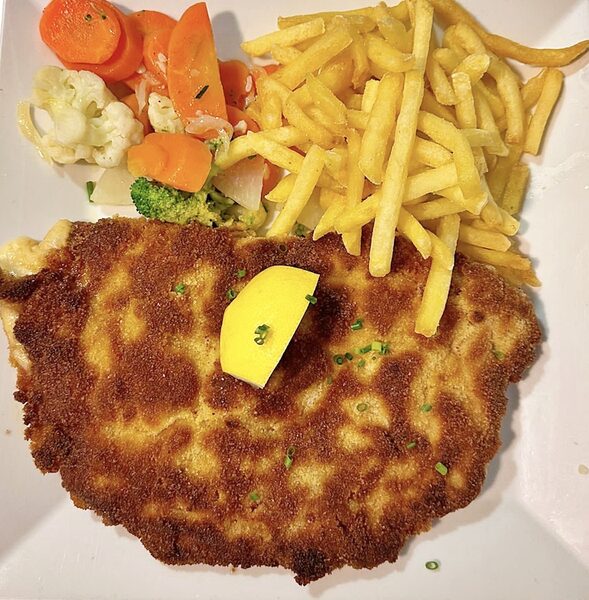 Cordon bleu im Restaurant Erle